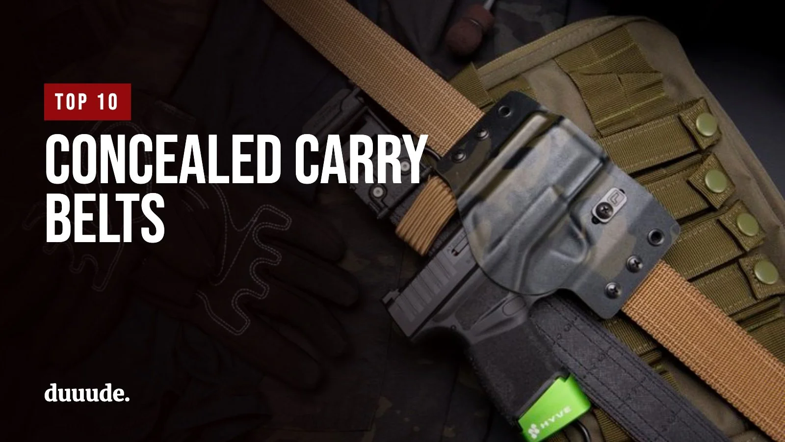 Top 10 Concealed Carry Belts