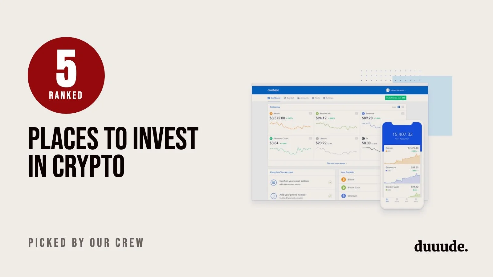 Top 5 Places to Invest in Crypto Currencies