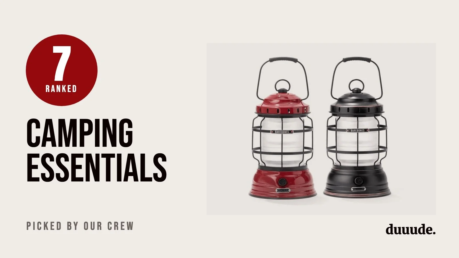 Top 7 Camping Essentials