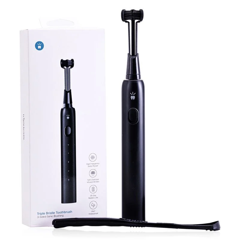 This Dentist-Designed Toothbrush Cleans Three Sides of Every Tooth at Once