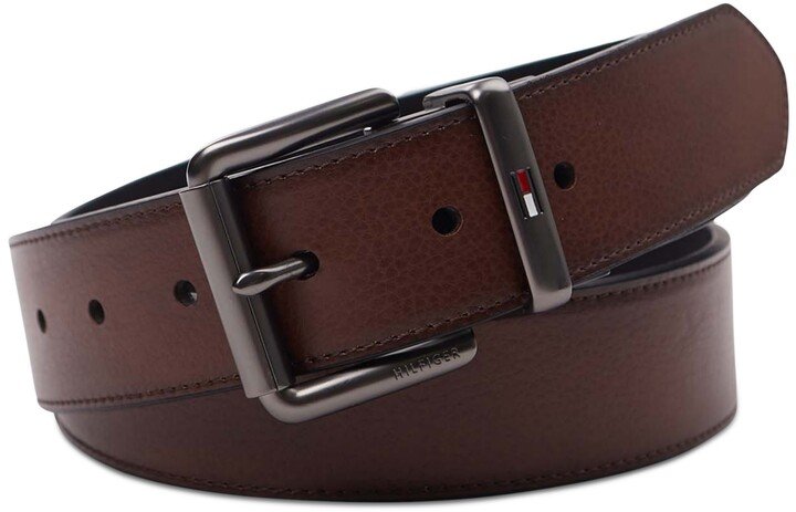 Mens Luxury Leather Belt 30mm 1.25" with Stitched Edge UK Made 100% Genuine 