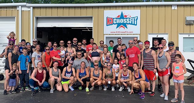 Another Memorial Day Murph in the books for @k3crossfit Thanks to everyone who came and pushed beyond their comfort zone. Easy to do when you think about the ultimate sacrifice Lt. Michael Murphy Paid for us🙌🏻 #k3strong #K3fit #america #murph #free
