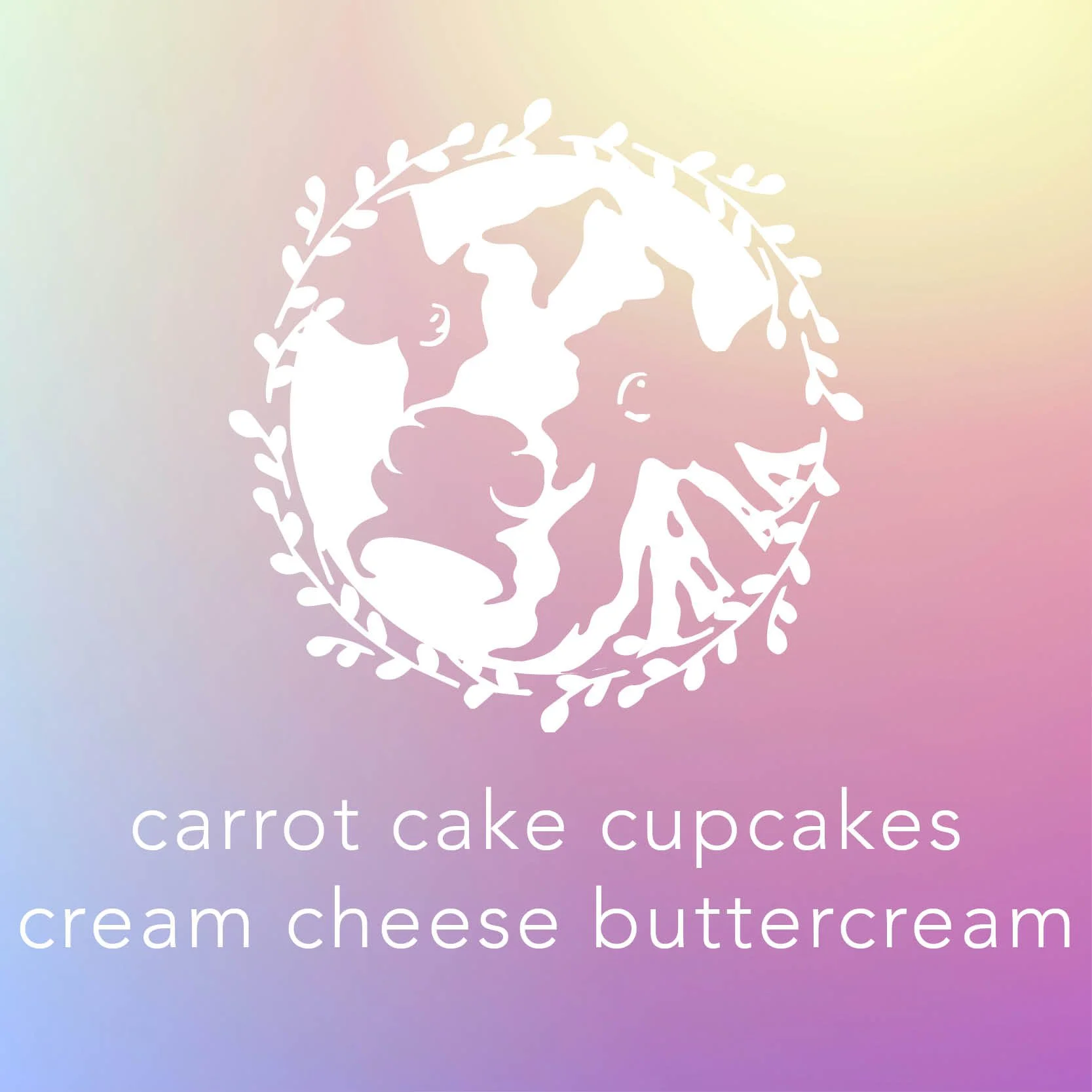 carrot cake cupcakes, whipped cream cheese buttercream