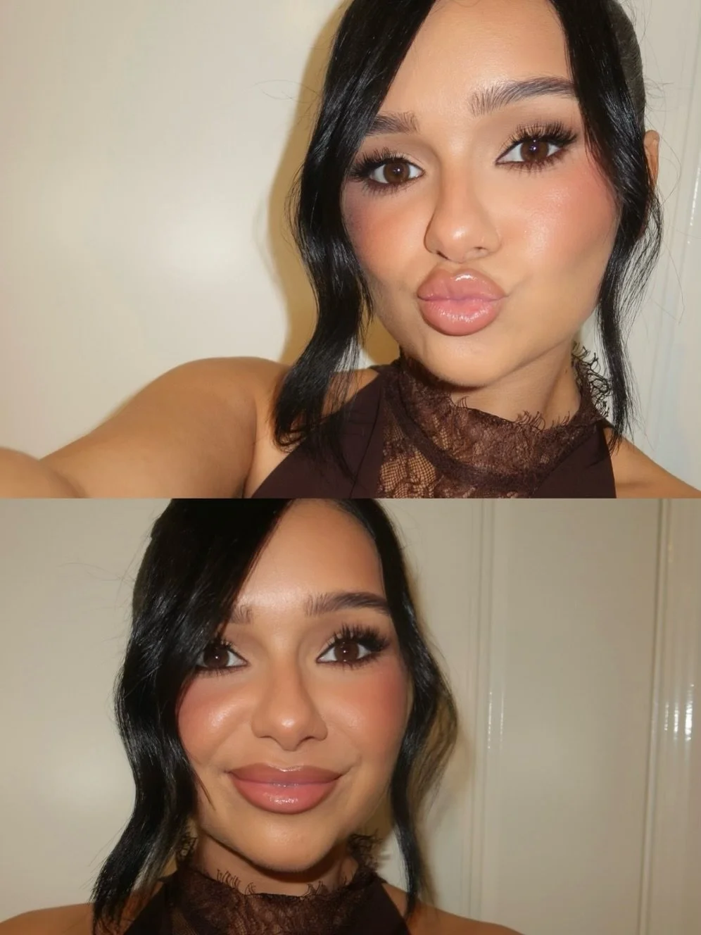 When you&rsquo;re spoilt with a selection of client pics, you make a collage 🎀 

Hair by @hairbyannie_sg 

#melbournemakeupartist