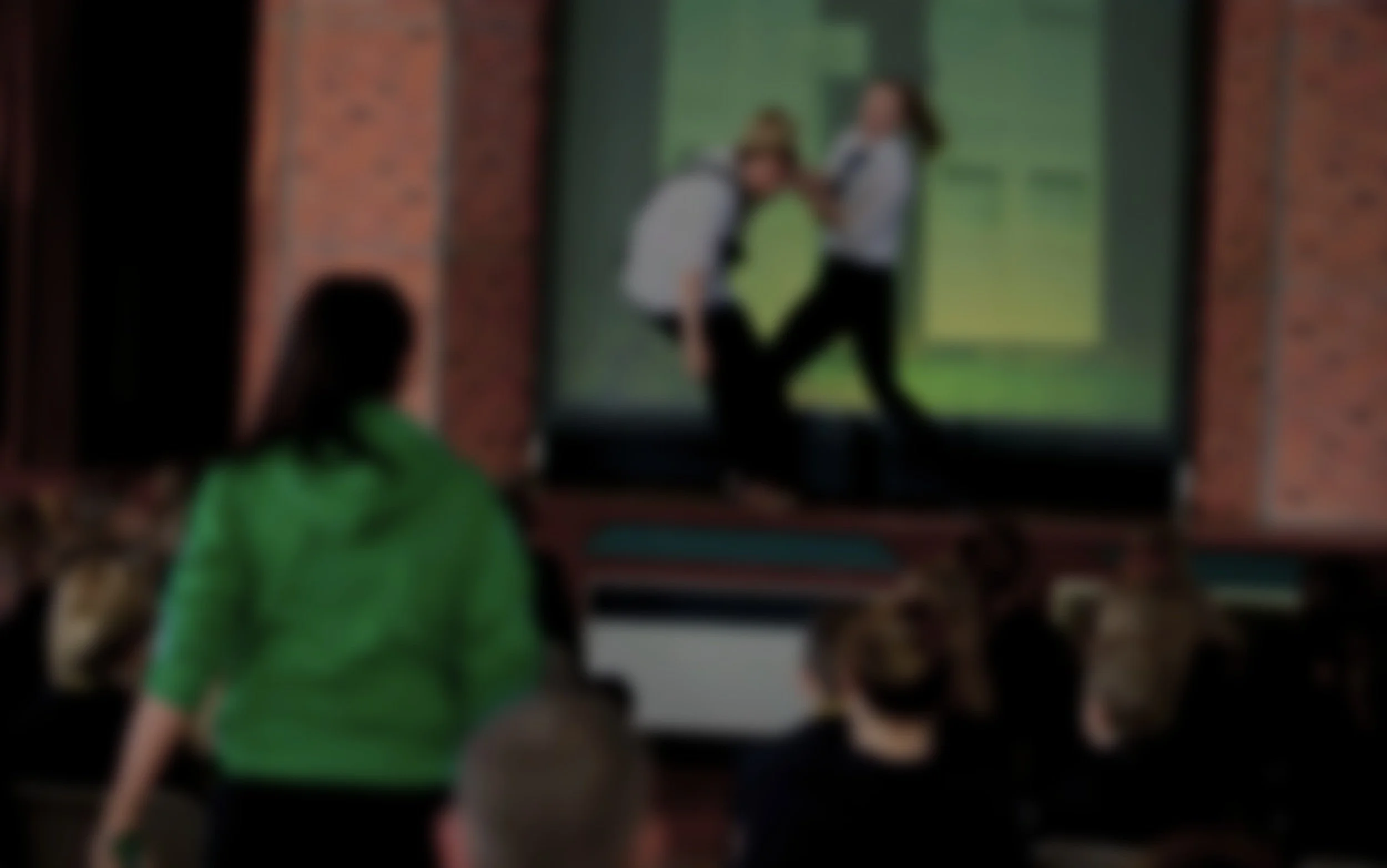 Students participating in a Theatre in Education road safety programme.