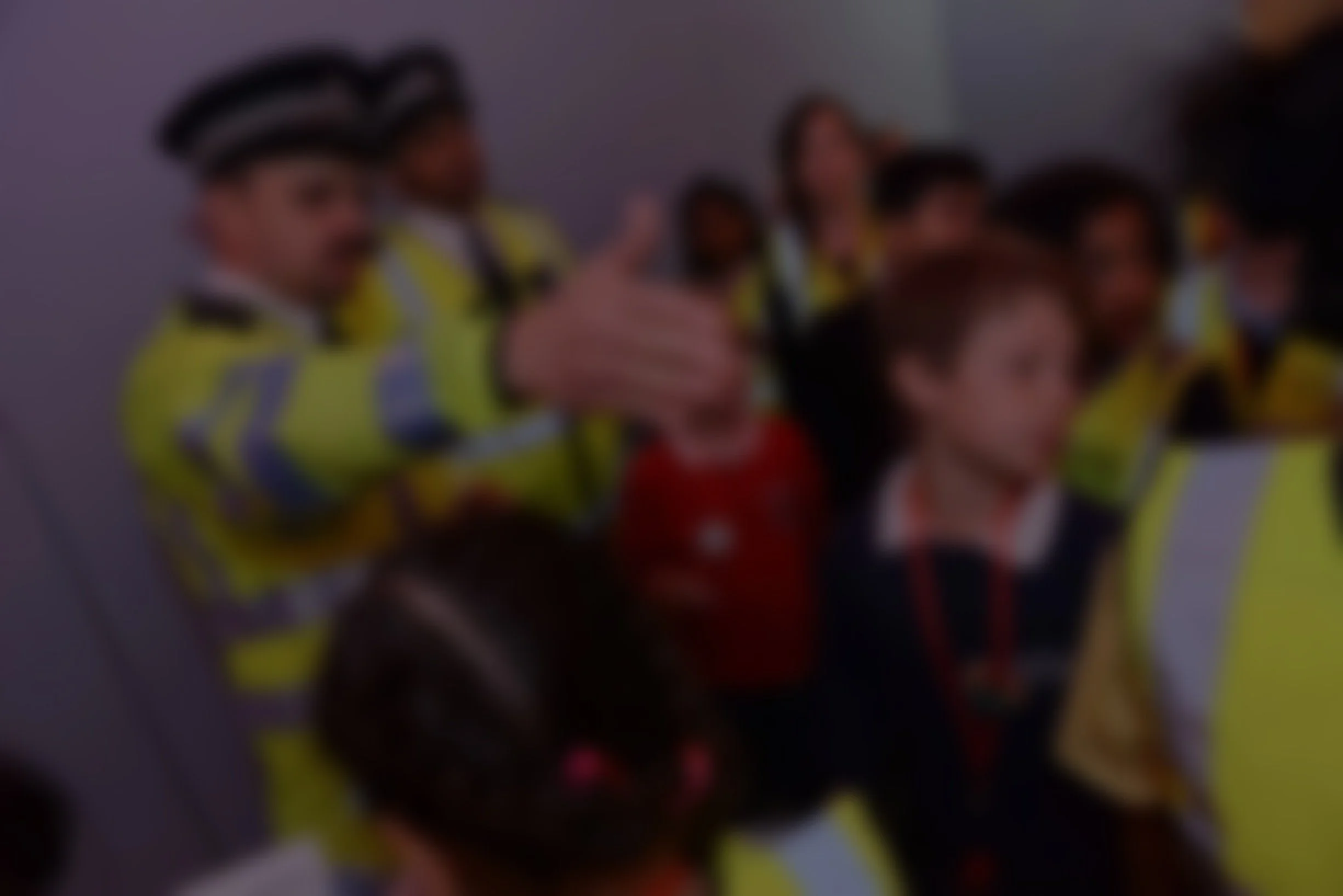 Actors delivering a youth violence programme in school.