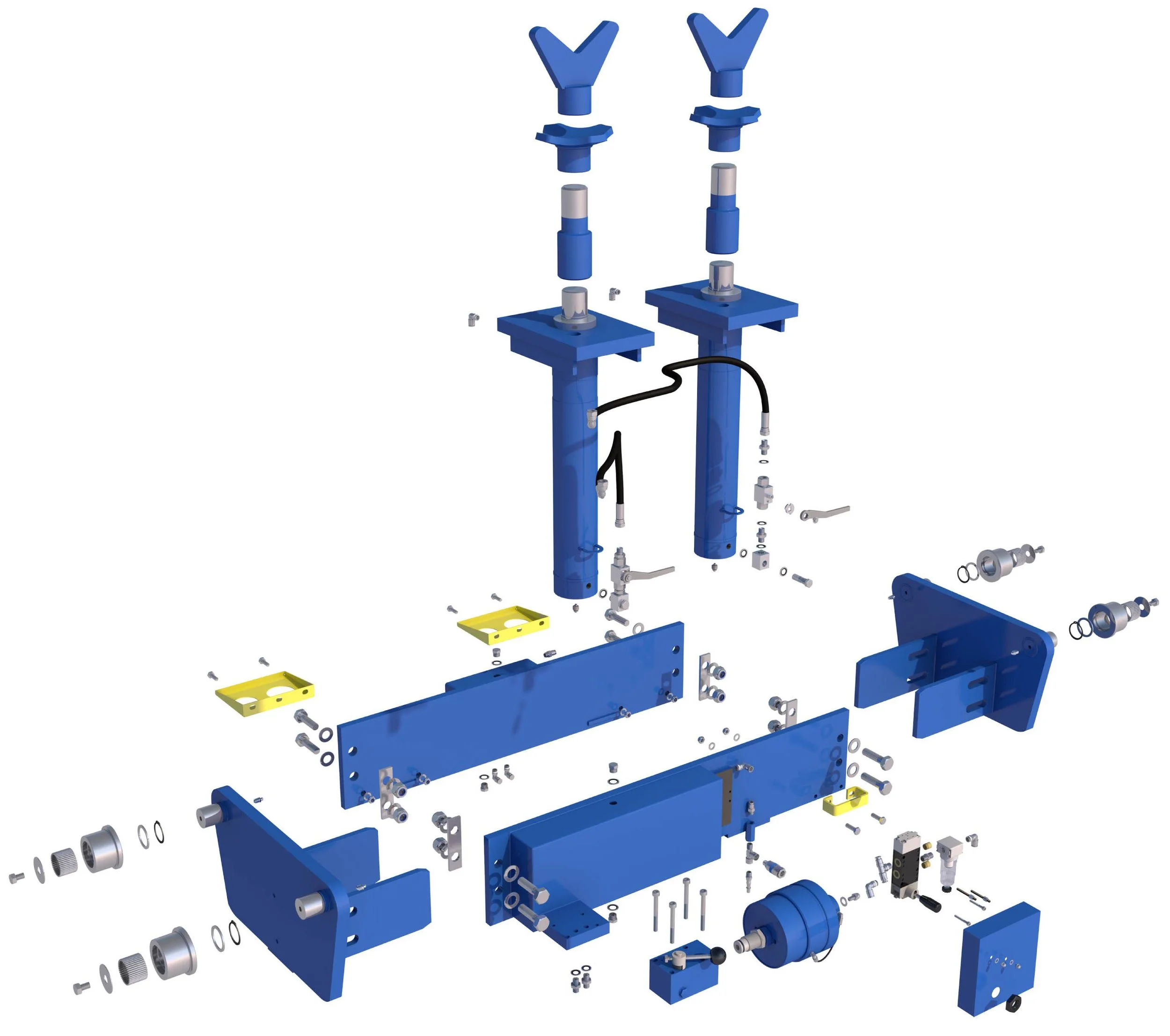 Autolift commercial jack exploded view 