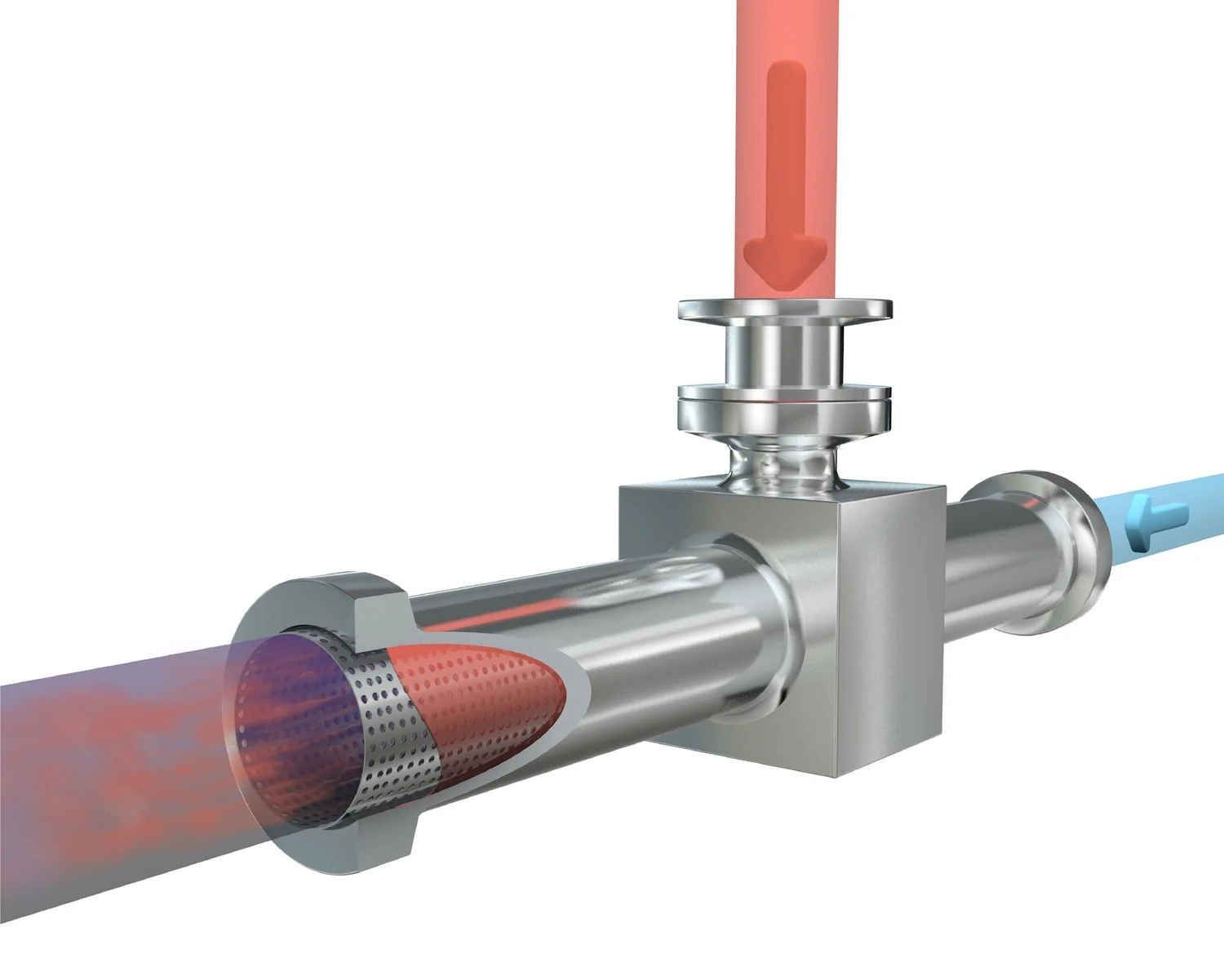  Crossflow medical filtration system cutaway 