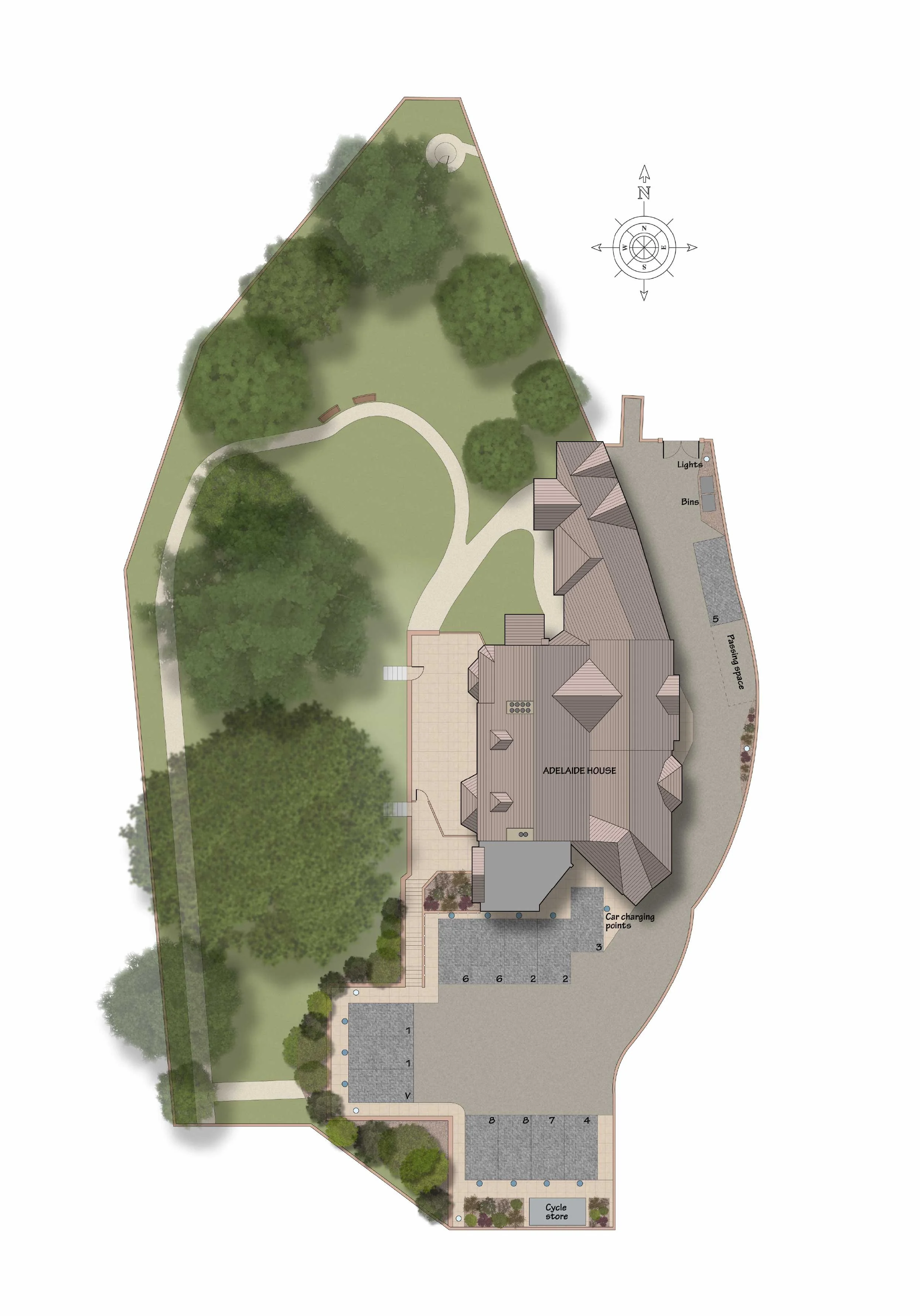 Development site plan 