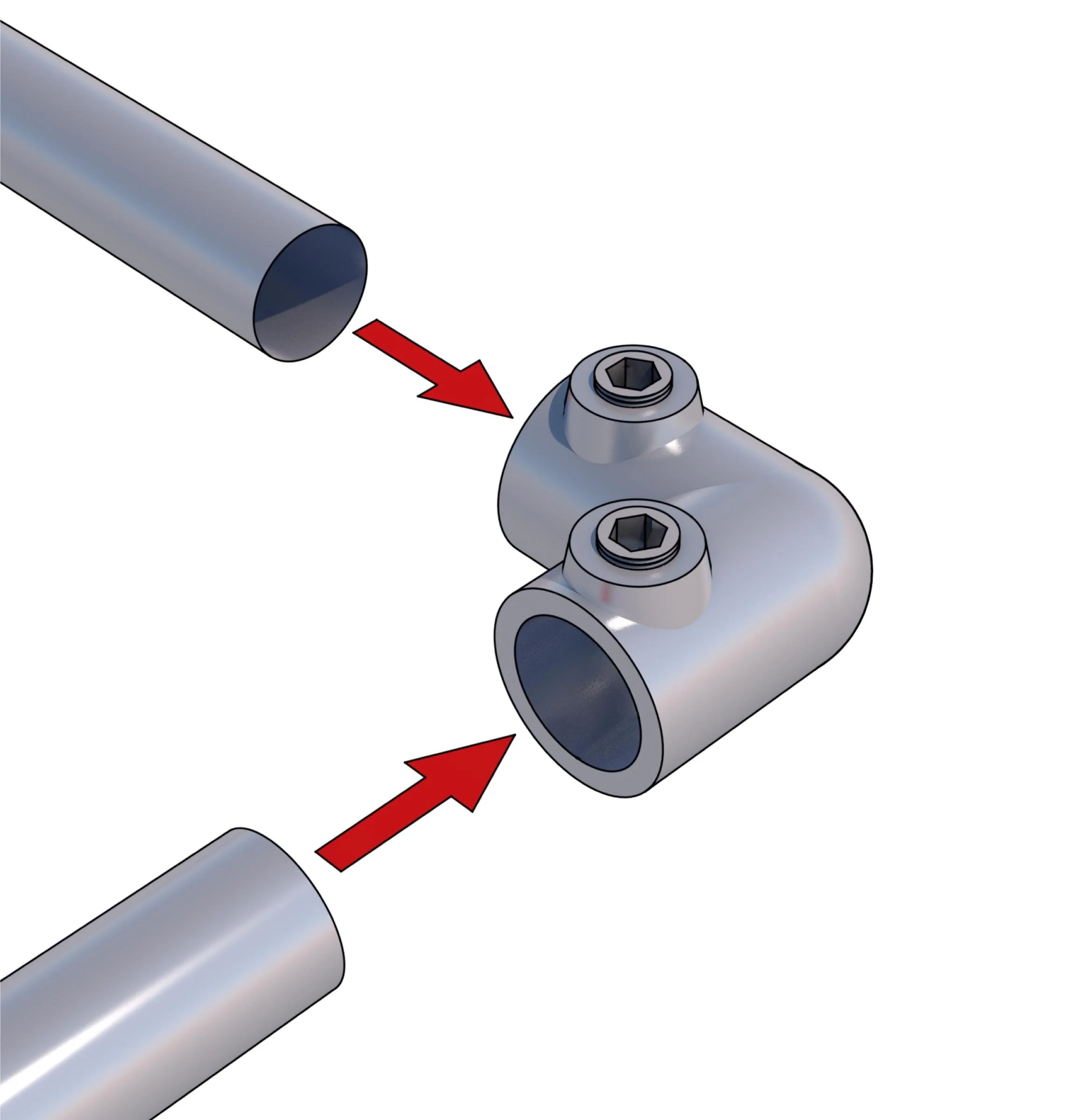  Line &amp; colour render for fruit cage assembly instructions 