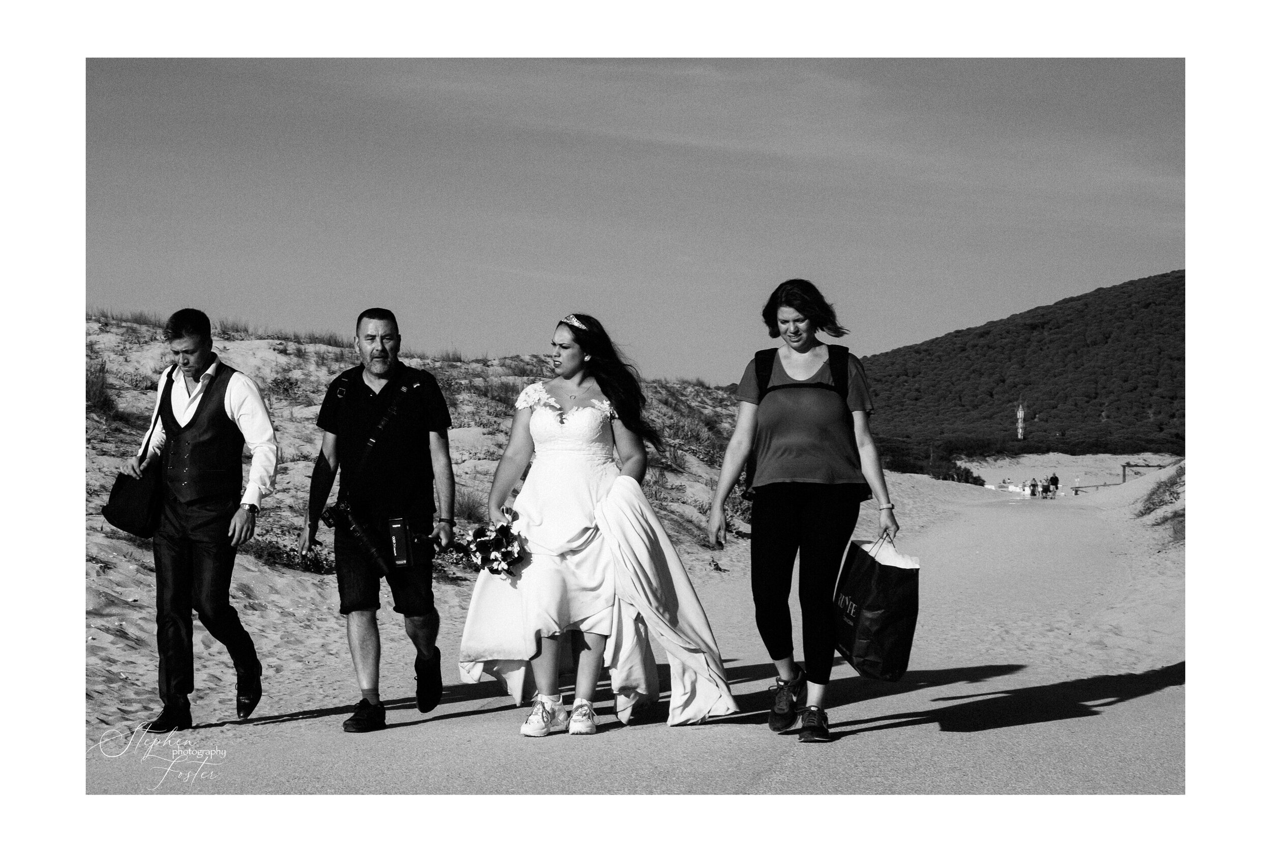 wedding shoot at cape trafalgar