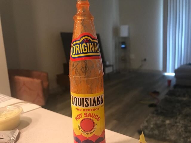 Kids, pay attention in school. My dumb ass went through a fresh bottle of Louisiana Hot last night thinking 3oz was enough... 3oz???!!! &ldquo;WRONG! WRONG!&rdquo; (In my Charlie Murphy voice) #WhereHasAllTheHotSauceGone #la #hotsauce