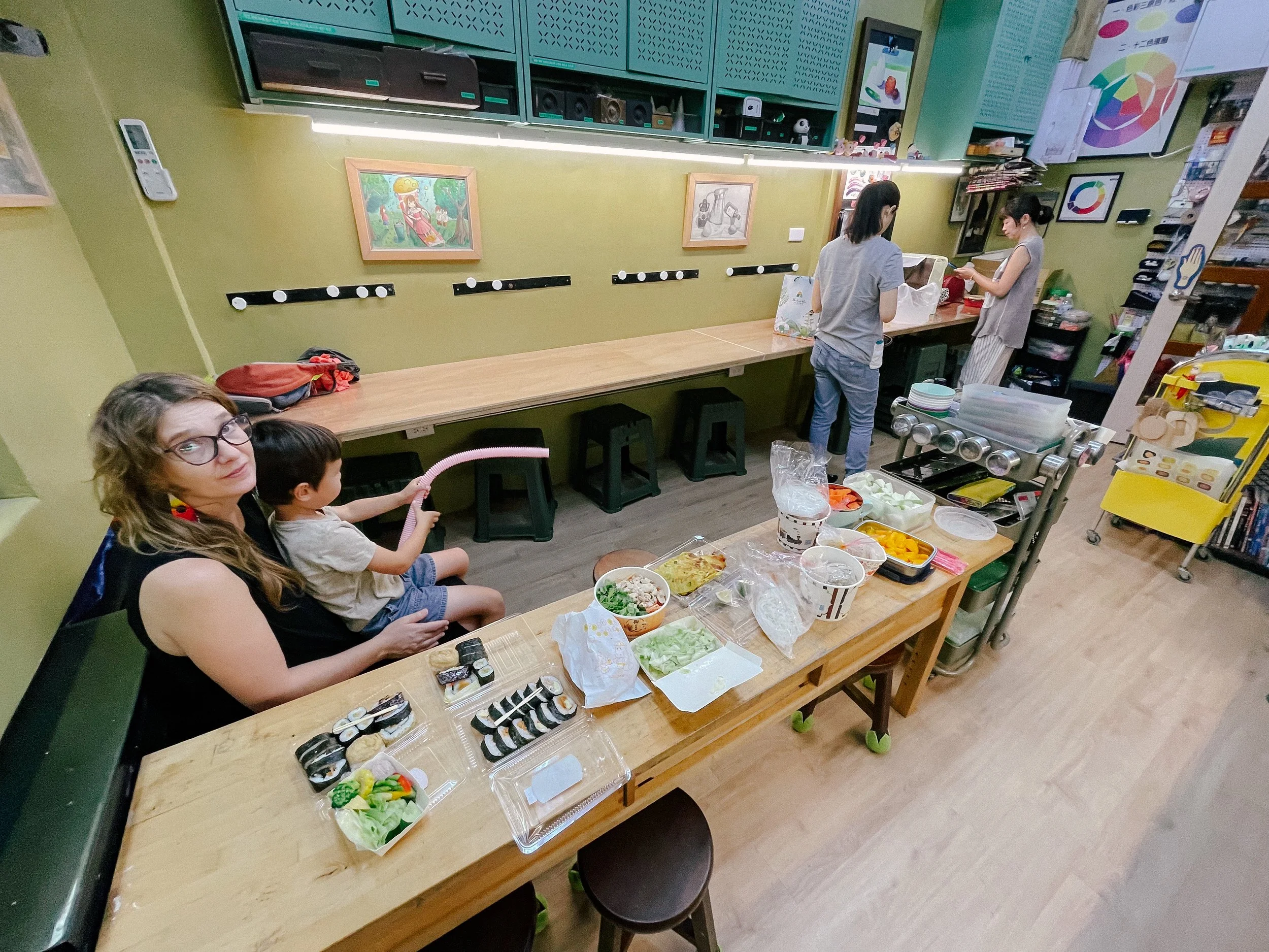 在藝術田與老同學聚餐