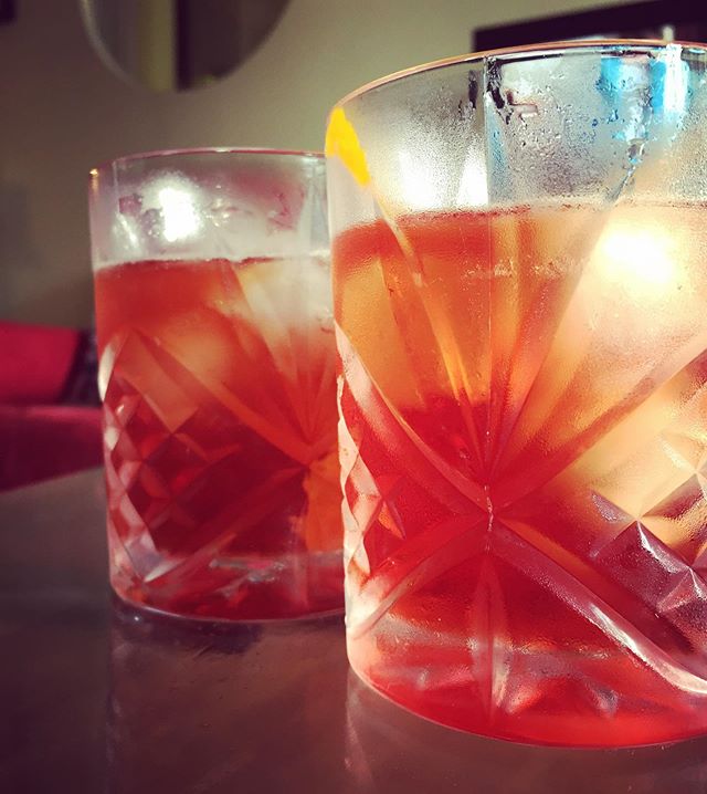 Negroni Thursday. That&rsquo;s a thing. #paris #thursdaysinparis #negroni #cocktailsinparis #pariscocktail