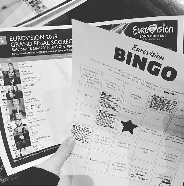 Tonight&rsquo;s plan.... #eurovision #paris #nilpoints