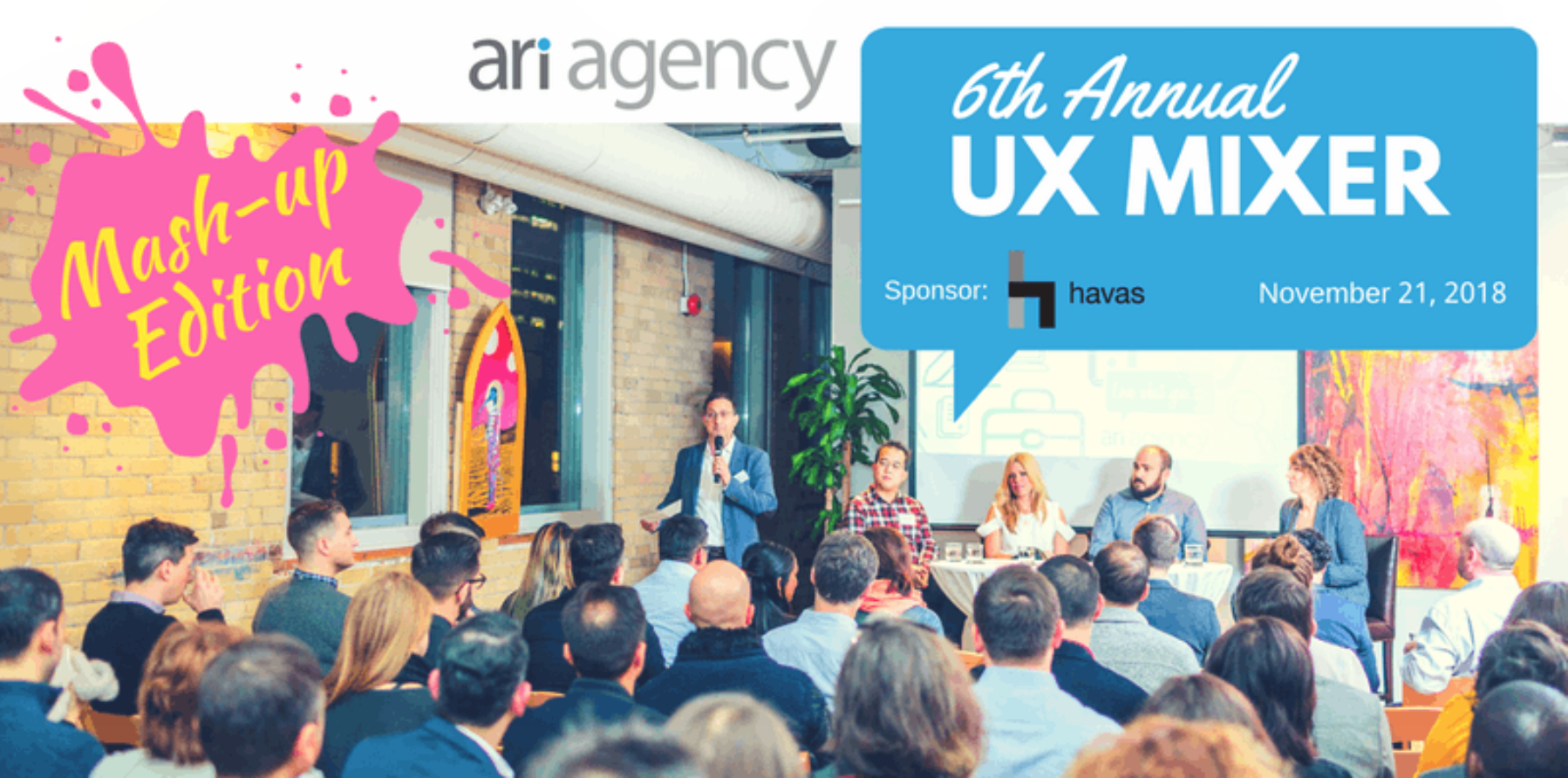 It’s our 6th Annual Experience Design/UX Mixer: Grab your Ticket