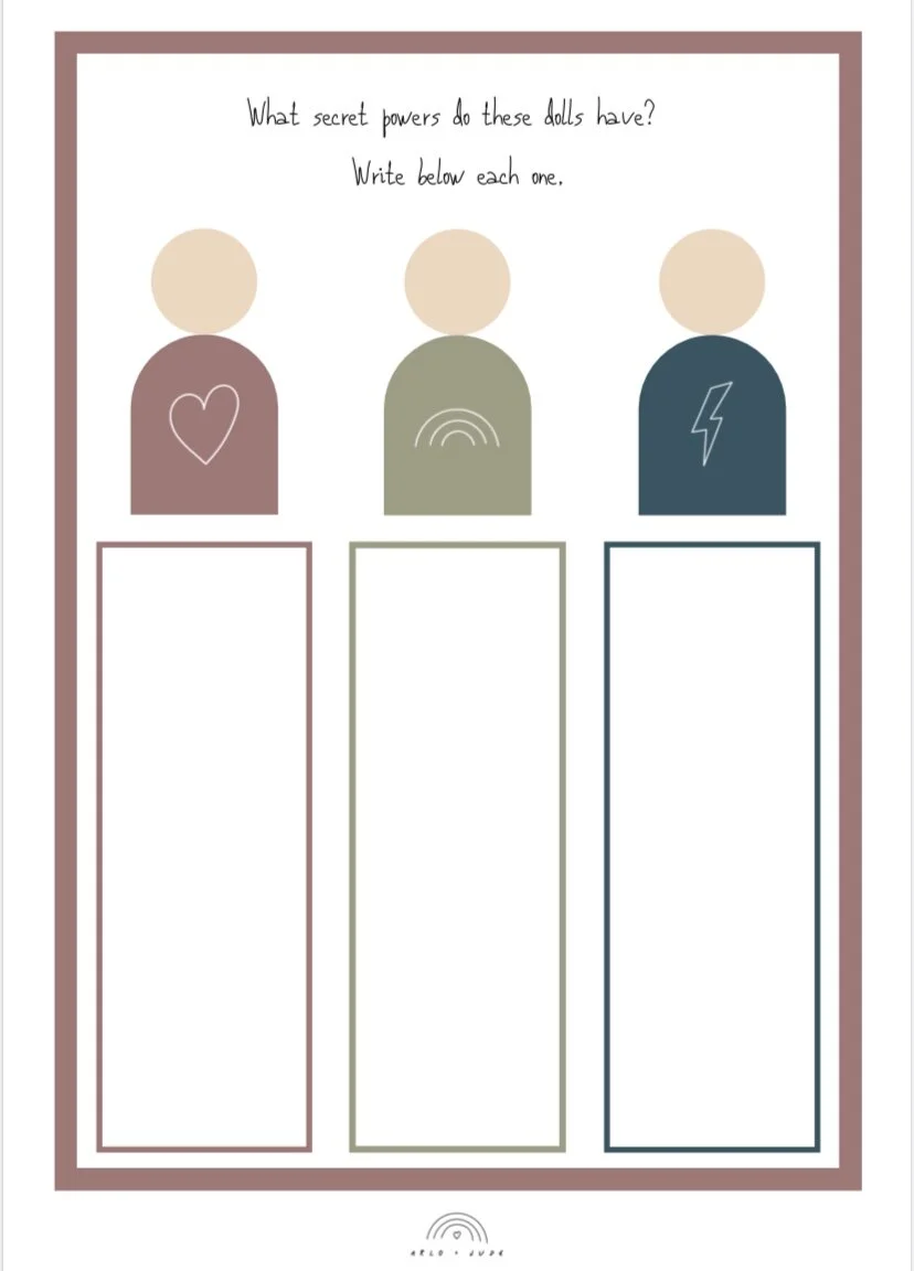 Worry Doll Activity Sheet 1