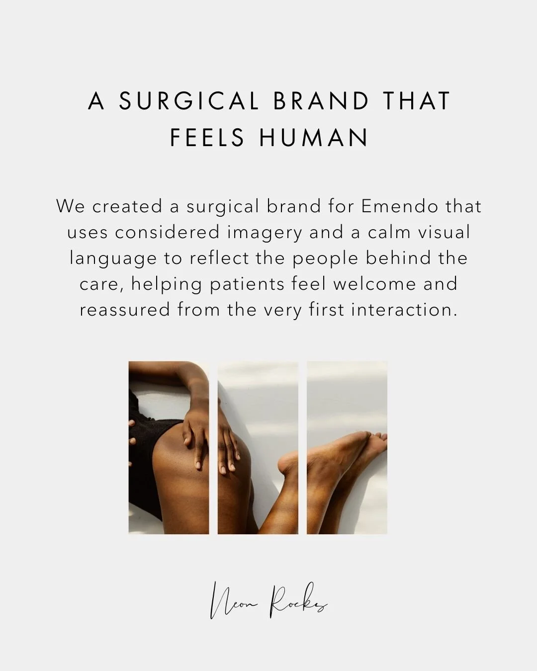 A surgical brand has a responsibility that goes beyond aesthetics.

For @emendosurgicalgroup , that responsibility meant creating a digital presence that reflects surgical excellence while feeling calm, inclusive and human.

We worked closely with th