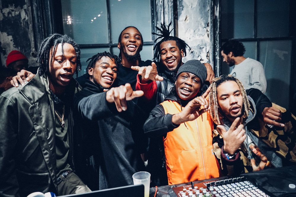 Kirk Knight performing at NYFW Men's event at Oak + Fort