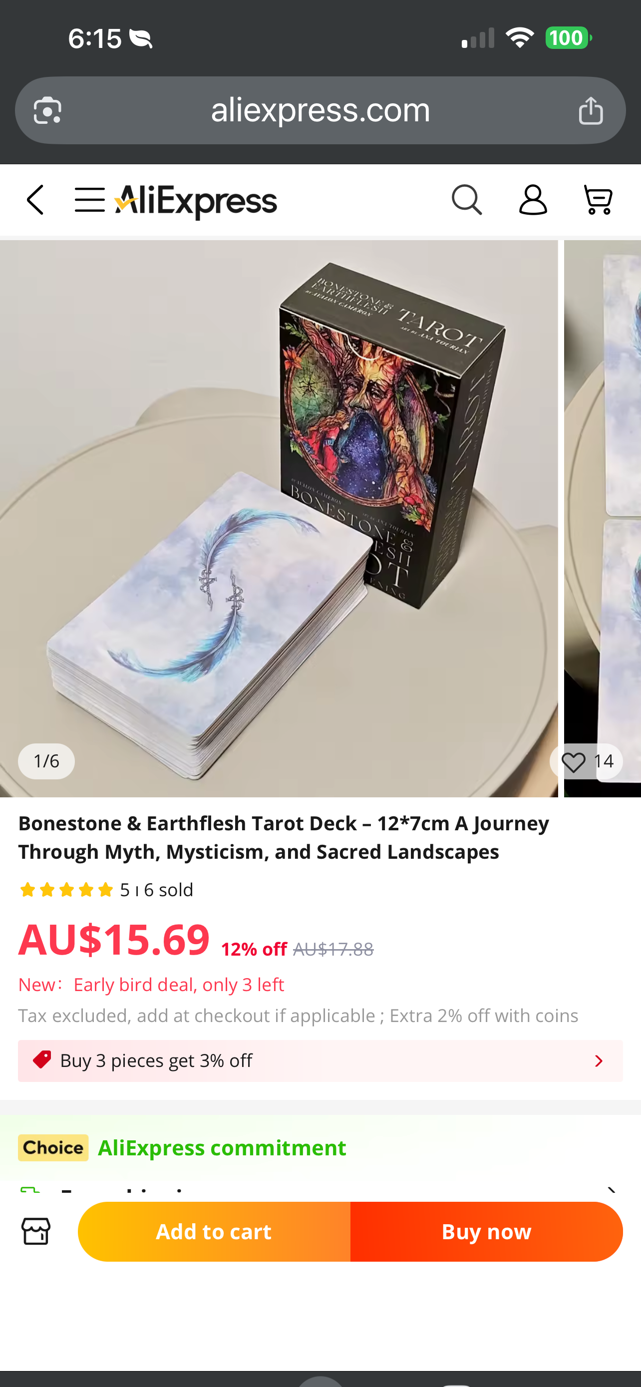 The Bonestone &amp; Earthflesh Tarot: The Reawakening has been the victim of creative property theft