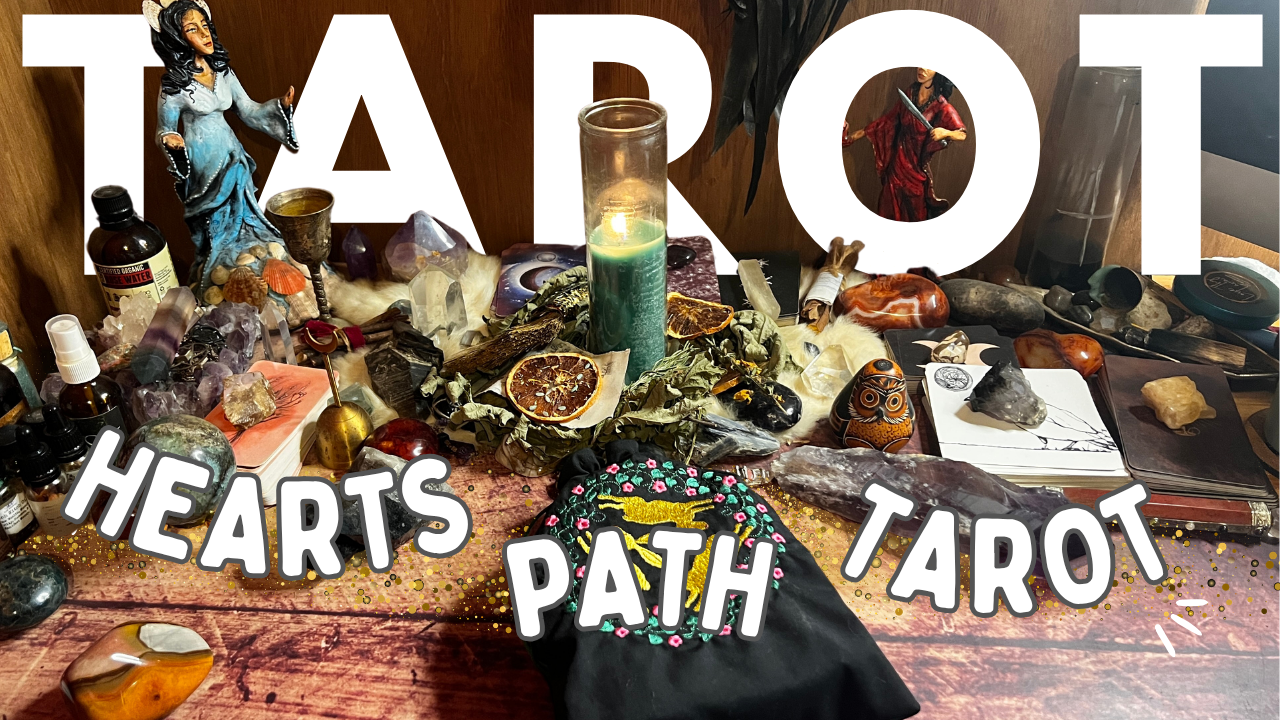 The Hearts Path Tarot by Liz Dean with artwork by Kate Fedora
