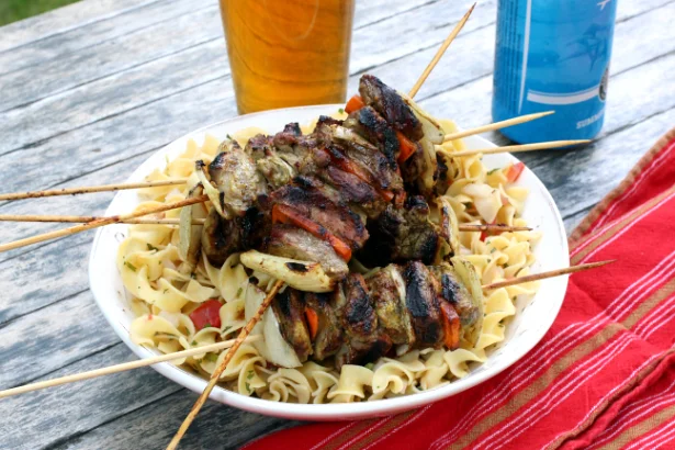 American Lamb and Fennel Kabobs