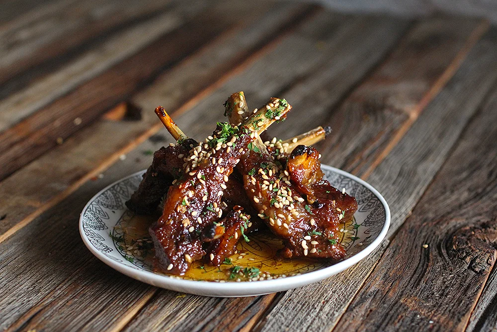 Sichuan Honey Glazed American Lamb Ribs