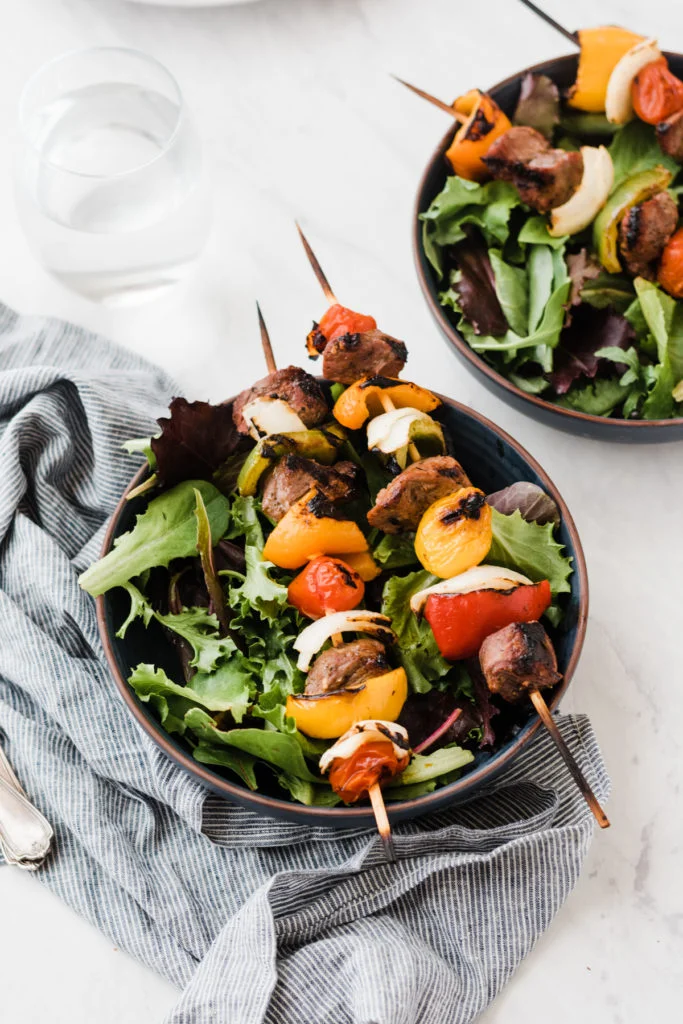 Grilled American Lamb Kebabs