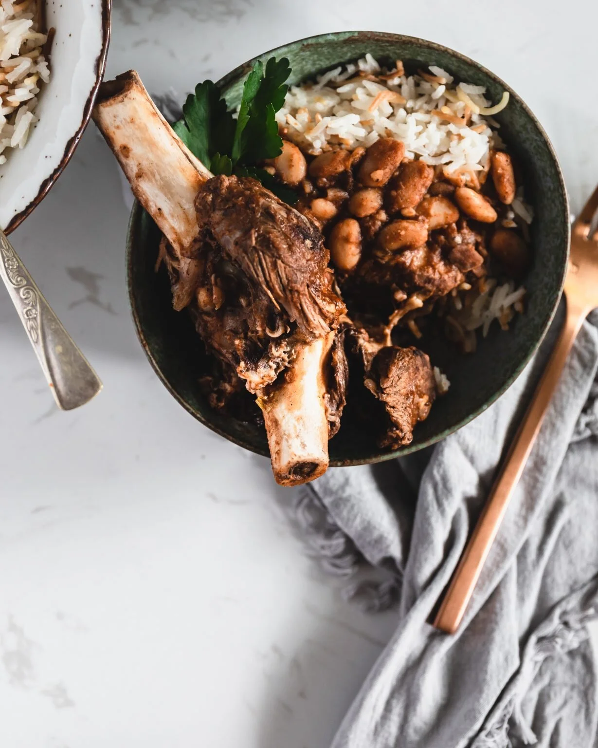 Fasolia Bi Lahme (Middle Eastern Lamb and Stew)
