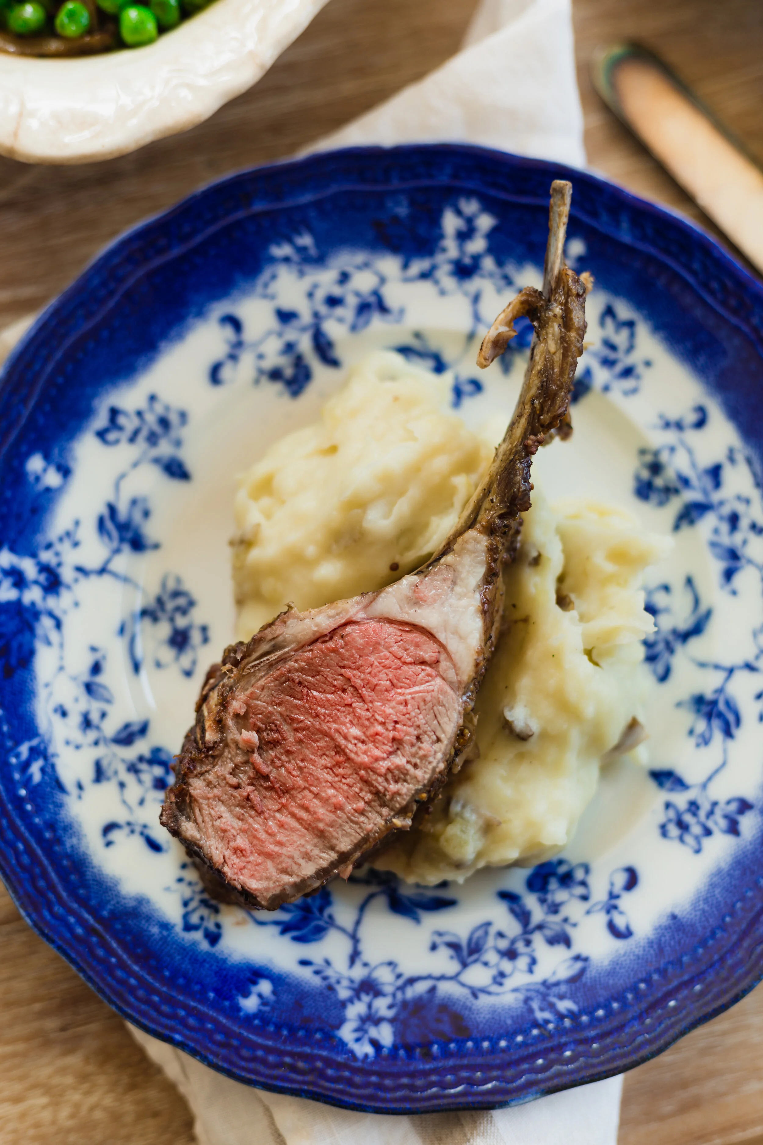  Oven Roasted Whole Grain Mustard Rack of American Lamb