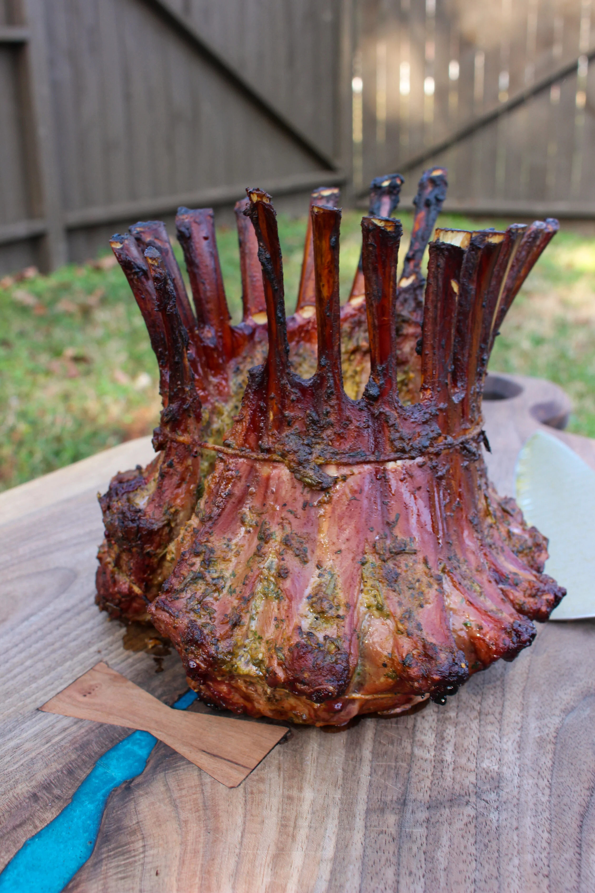 Smoked American Lamb Crown 