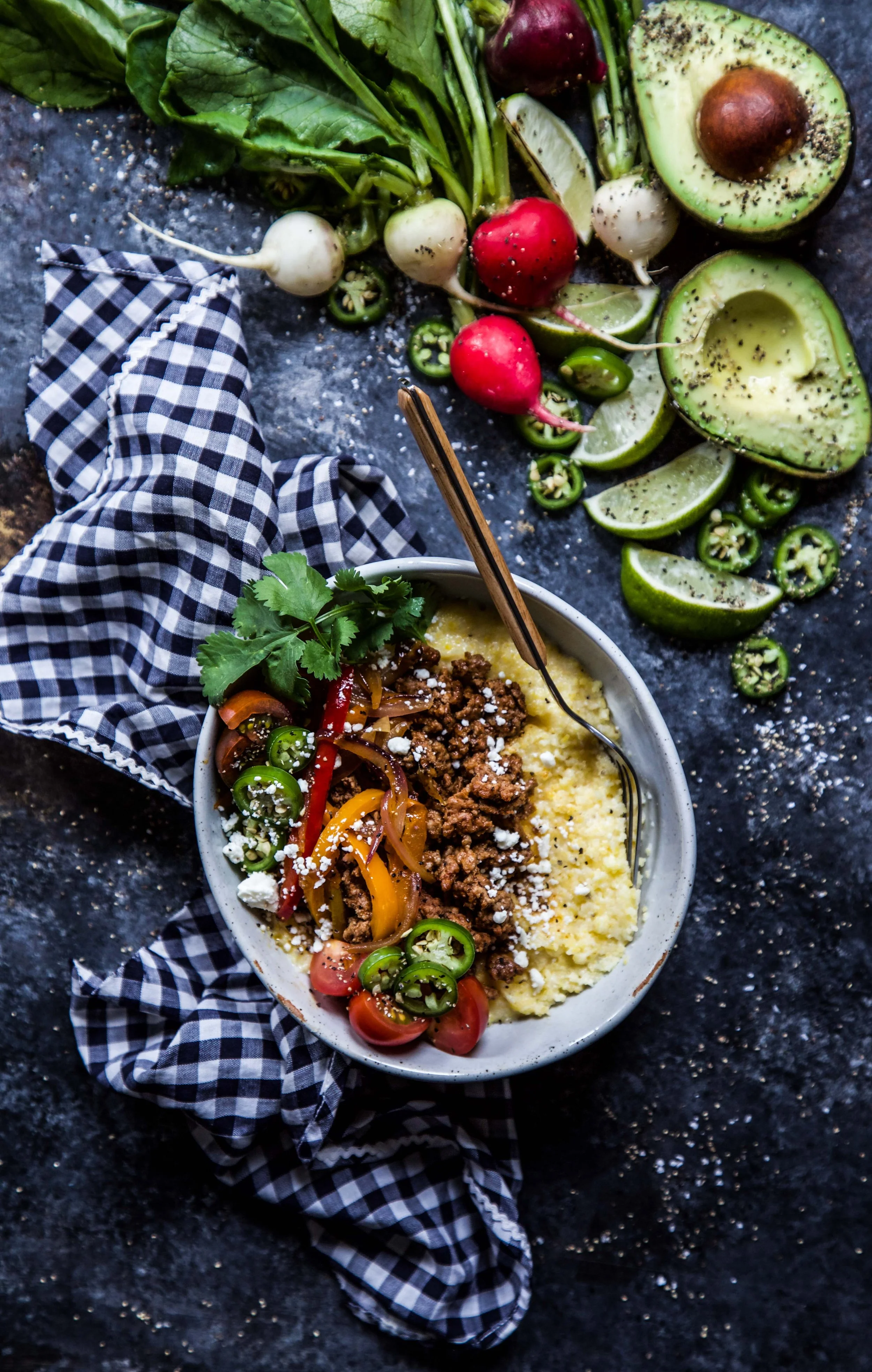 Spiced Lamb Tamale Bowls