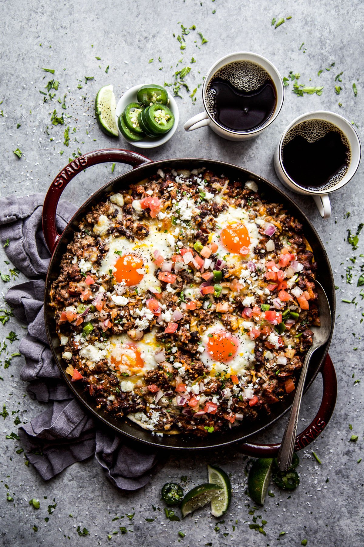 Skillet Huevos Rancheros with American Lamb
