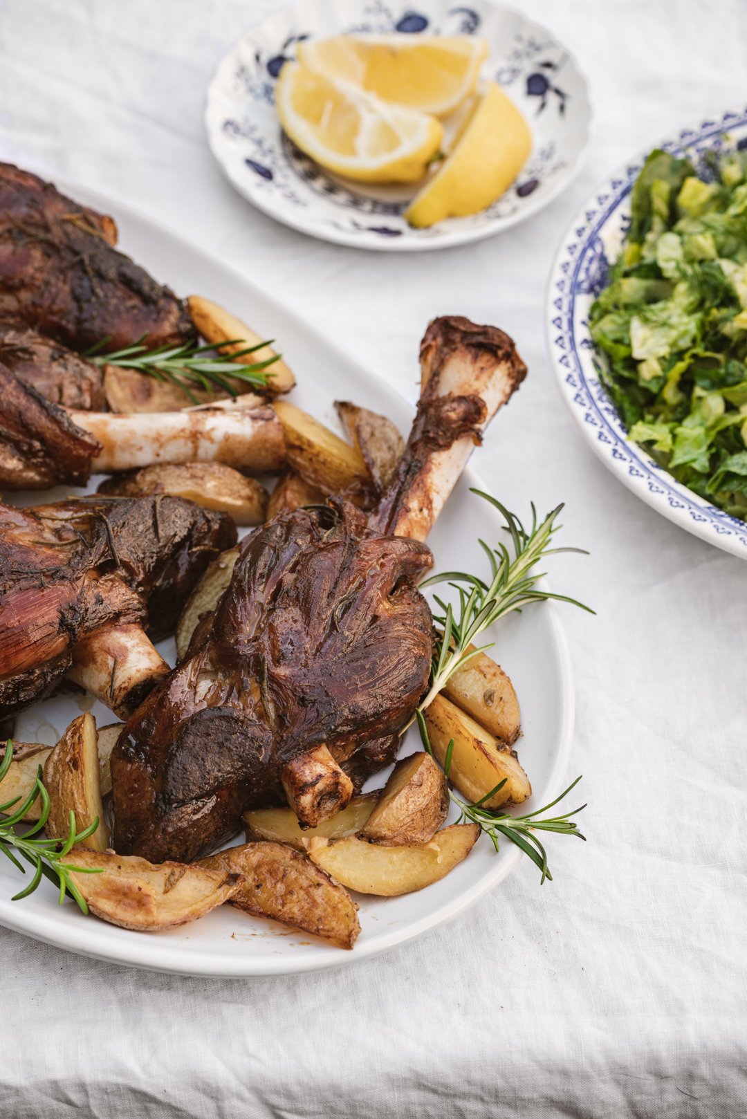 Citrus Honey Glazed Lamb Shanks