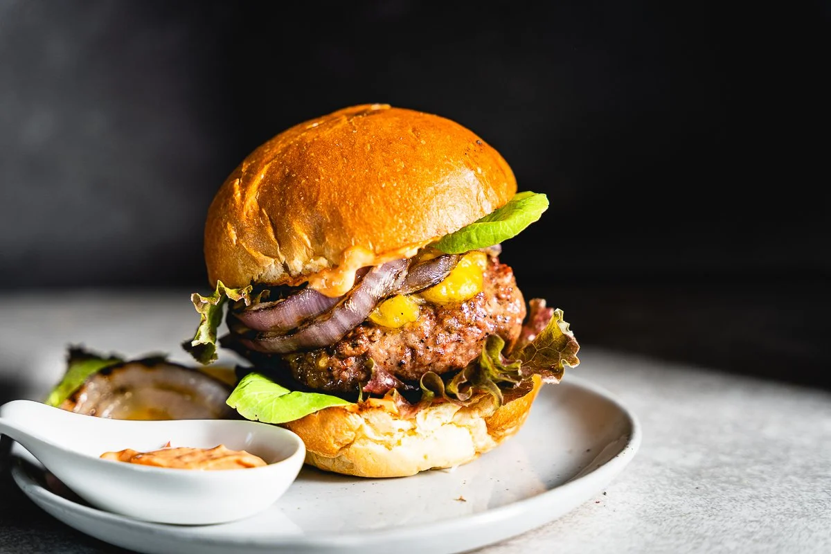 Grilled Lamb Burgers