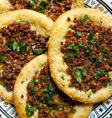 Middle Eastern Lamb Flatbread