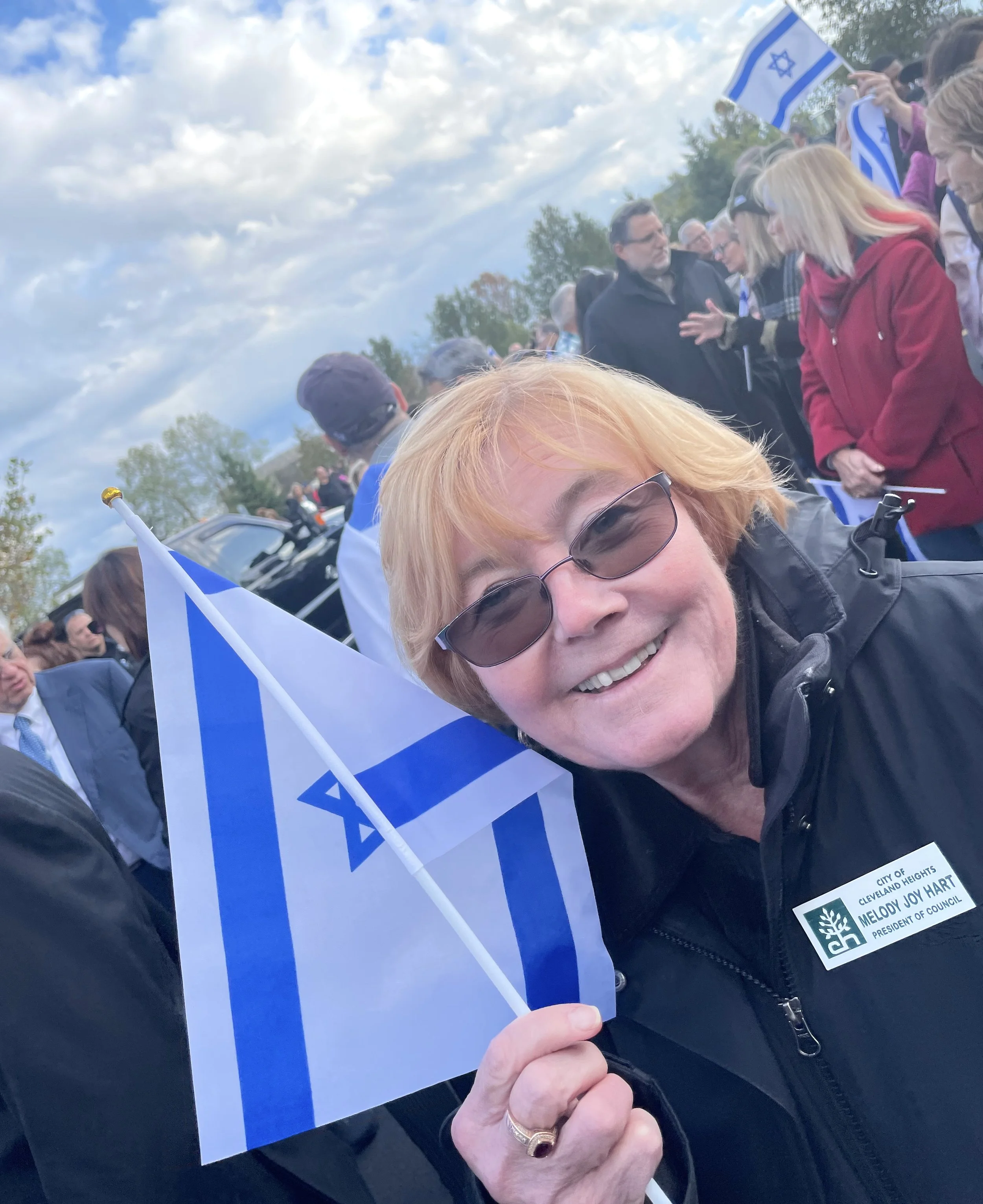 Melody at Jewish Fed rally_Oct. 2023.jpg