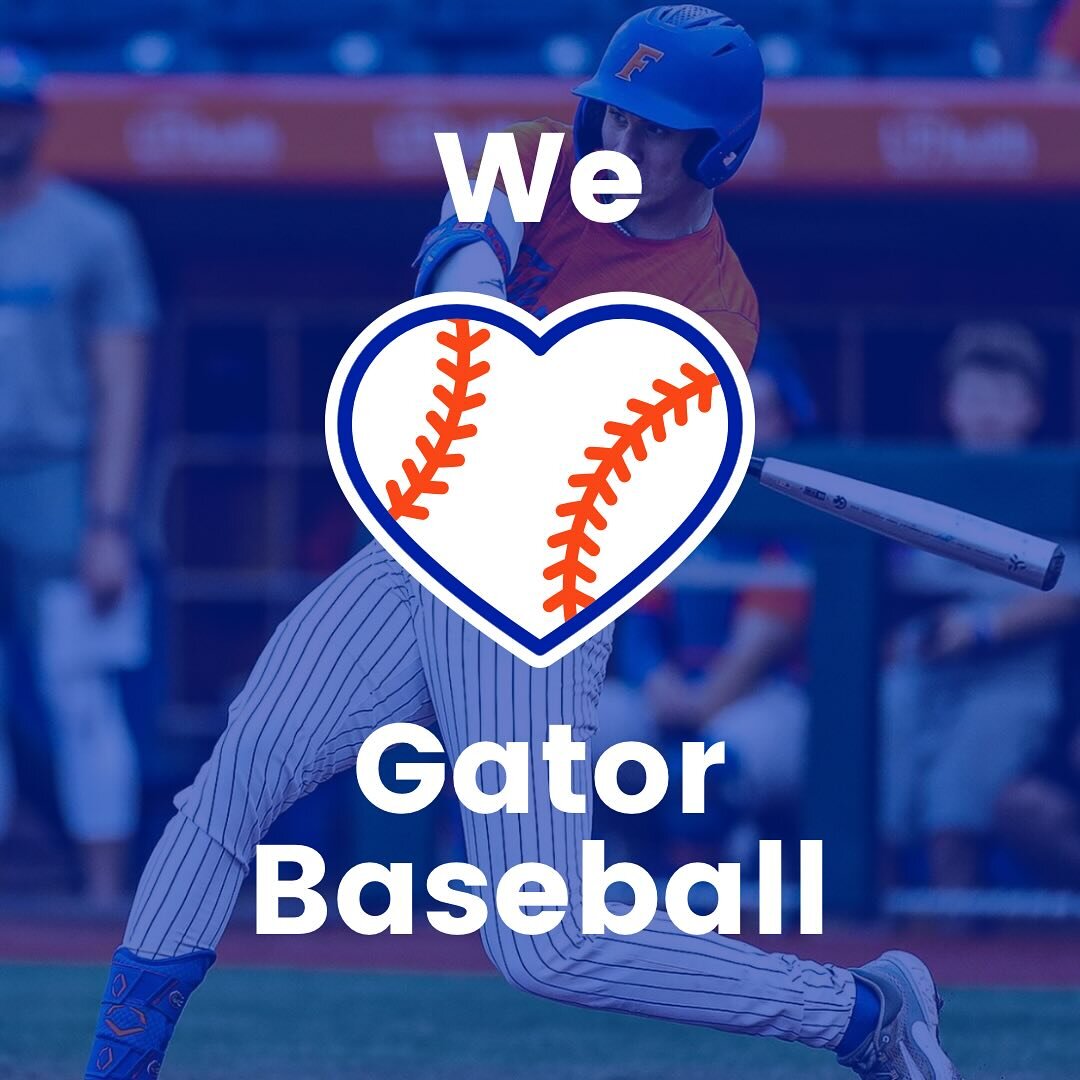 Happy Valentine&rsquo;s Day! We 💙 the Gators, and we 🧡 watching the Gators with all of you. So let&rsquo;s go to a baseball game together! Join us in cheering on the Gators as they take on the Commodores on 4/18 and 4/19. Purchase tickets through t