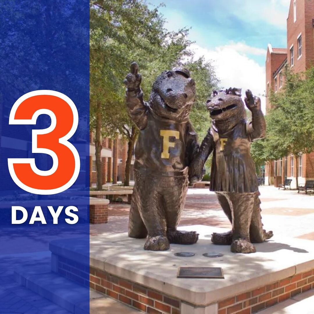 Just 3 days to go until Decision Day! Stay tuned to our social channels for scholarship updates soon. 

And a big THANK YOU to all who gave on Gator Giving Day last week! Our club placed sixth in total gifts and raised over $1,100. Your generous gift