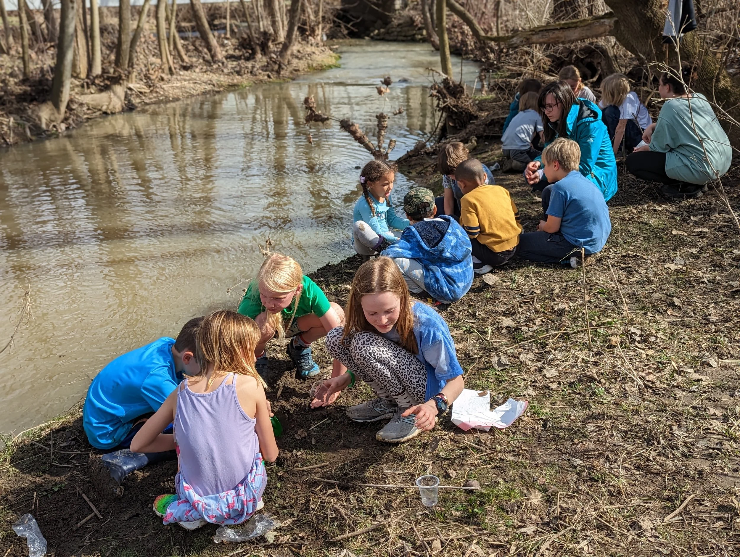 Outdoor learning at Acton Academy (private microschool in Dublin, OH)