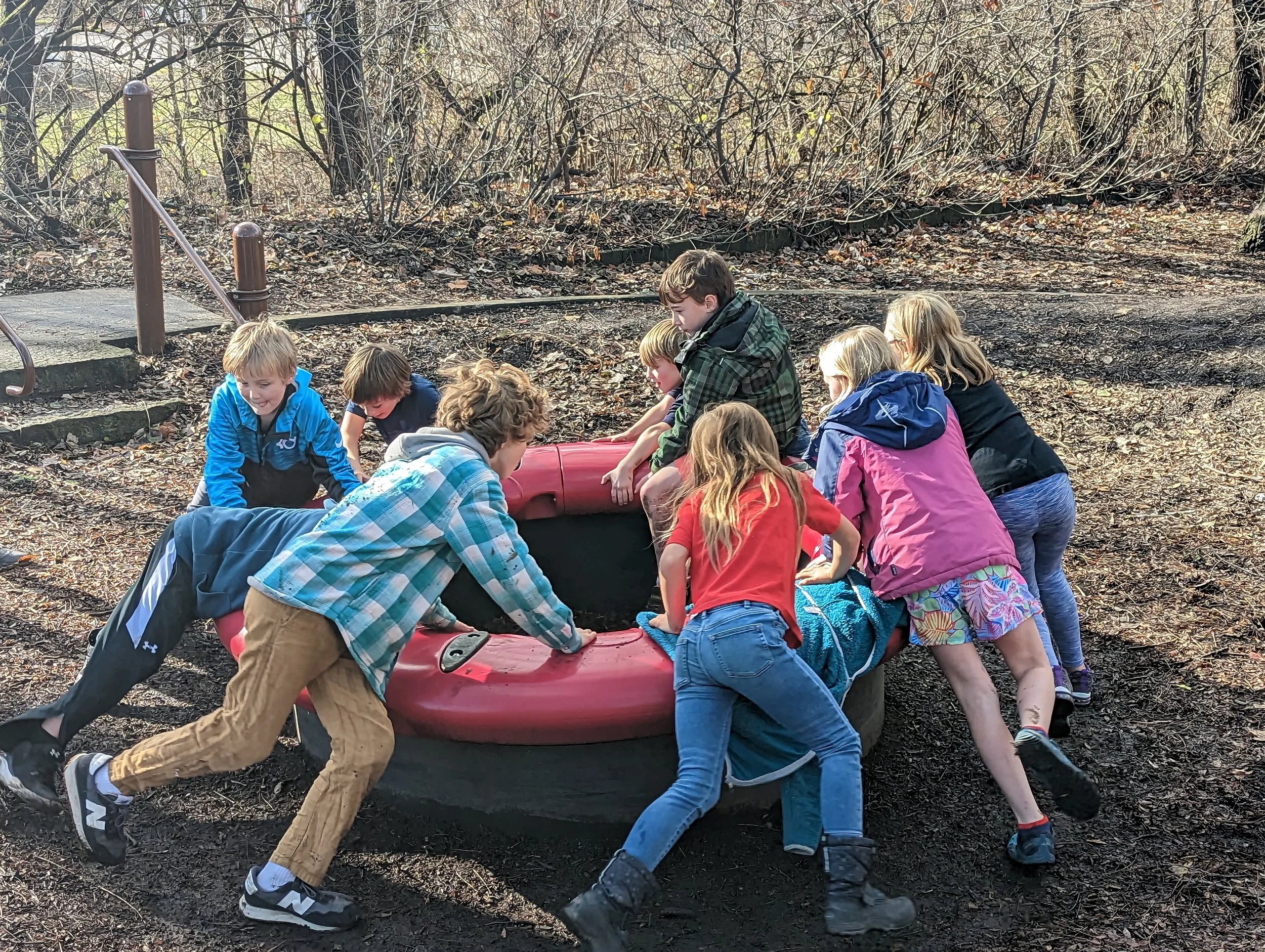 Outdoor Play - Being a Four Seasons school