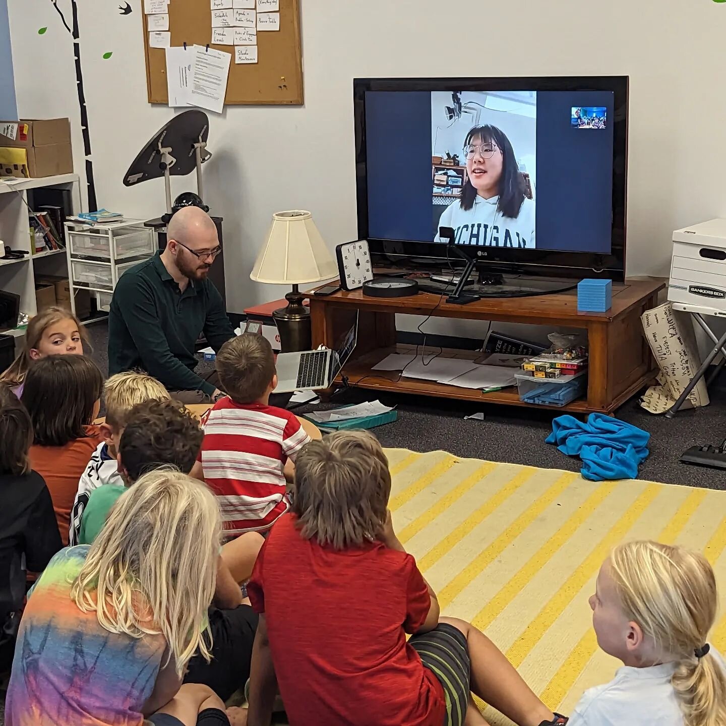 Our mission is to inspire every child to find a calling that will change the world.

Part of that involves connecting our Eagles with other people who are on their own Hero's Journey. 

Today, our Middle School / Elementary Heroes spent time speaking