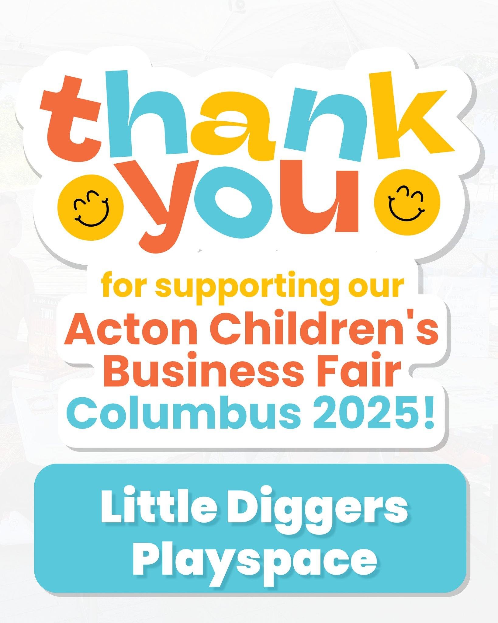 A big thank you to Little Diggers Playspace for generously donating a $50 gift card for one of our lucky child entrepreneurs! 🎉

Be sure to check out their incredible play space &mdash; perfect for little expert excavators! 👉 www.littlediggersplays