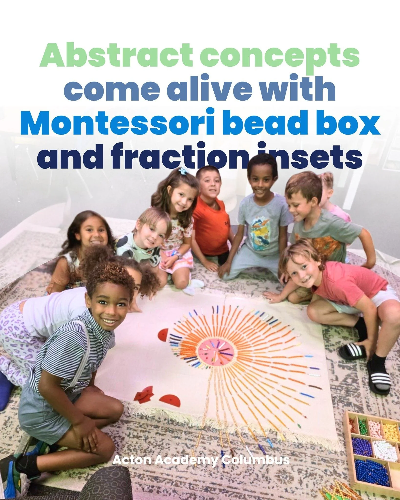 ✨ In Montessori learning, one simple material can unlock many layers of understanding.

With the bead box and fraction insets, our Eagles explored time by connecting hours and minutes to halves, quarters, and wholes. 

But more than that, they&rsquo;