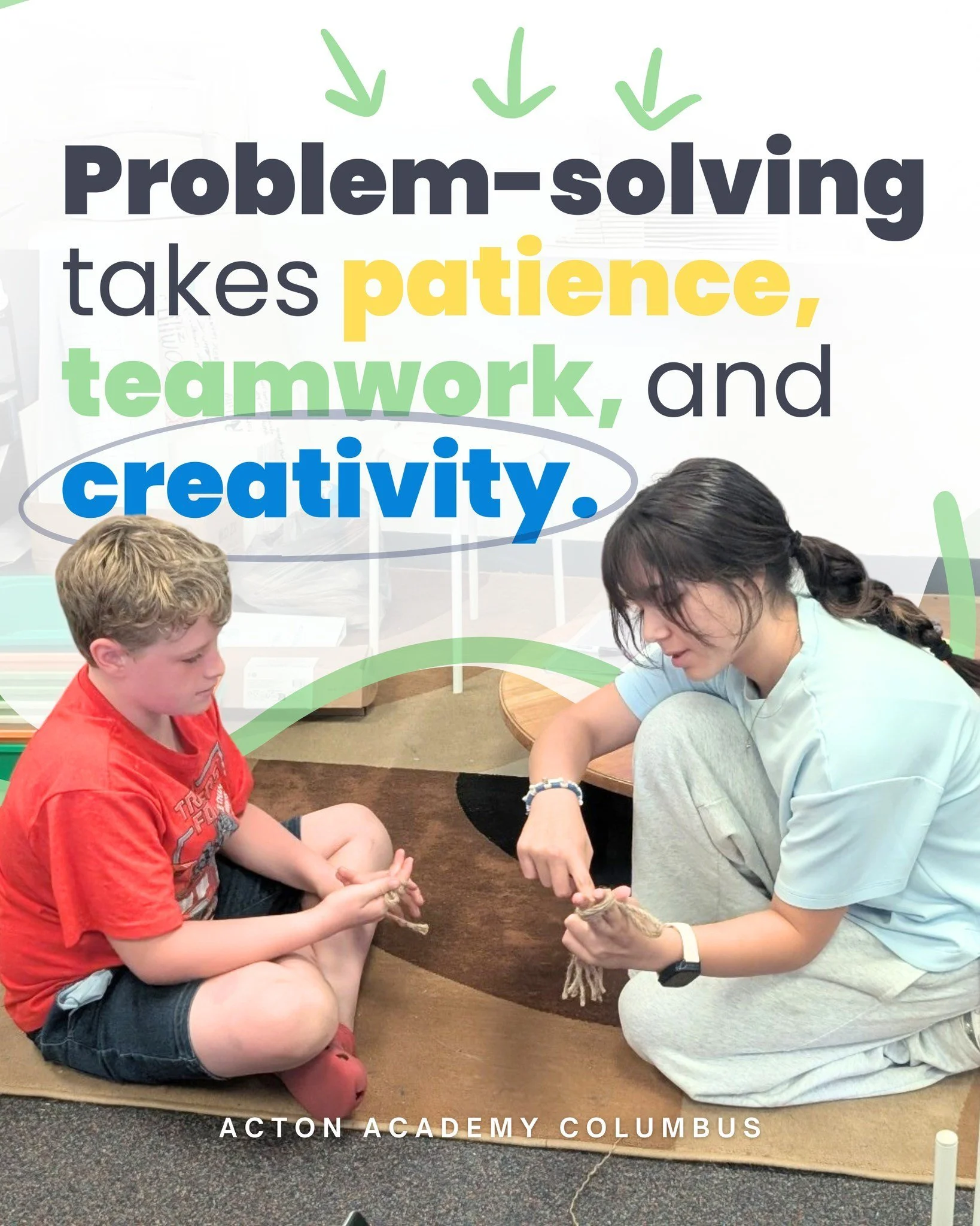 💡 Problem-solving takes patience, teamwork, and creativity &mdash; and our Eagles are mastering all three. 

During Homesteading, learners explored the critical skill of knot tying. They were testing different knots, sharing ideas, and working toget