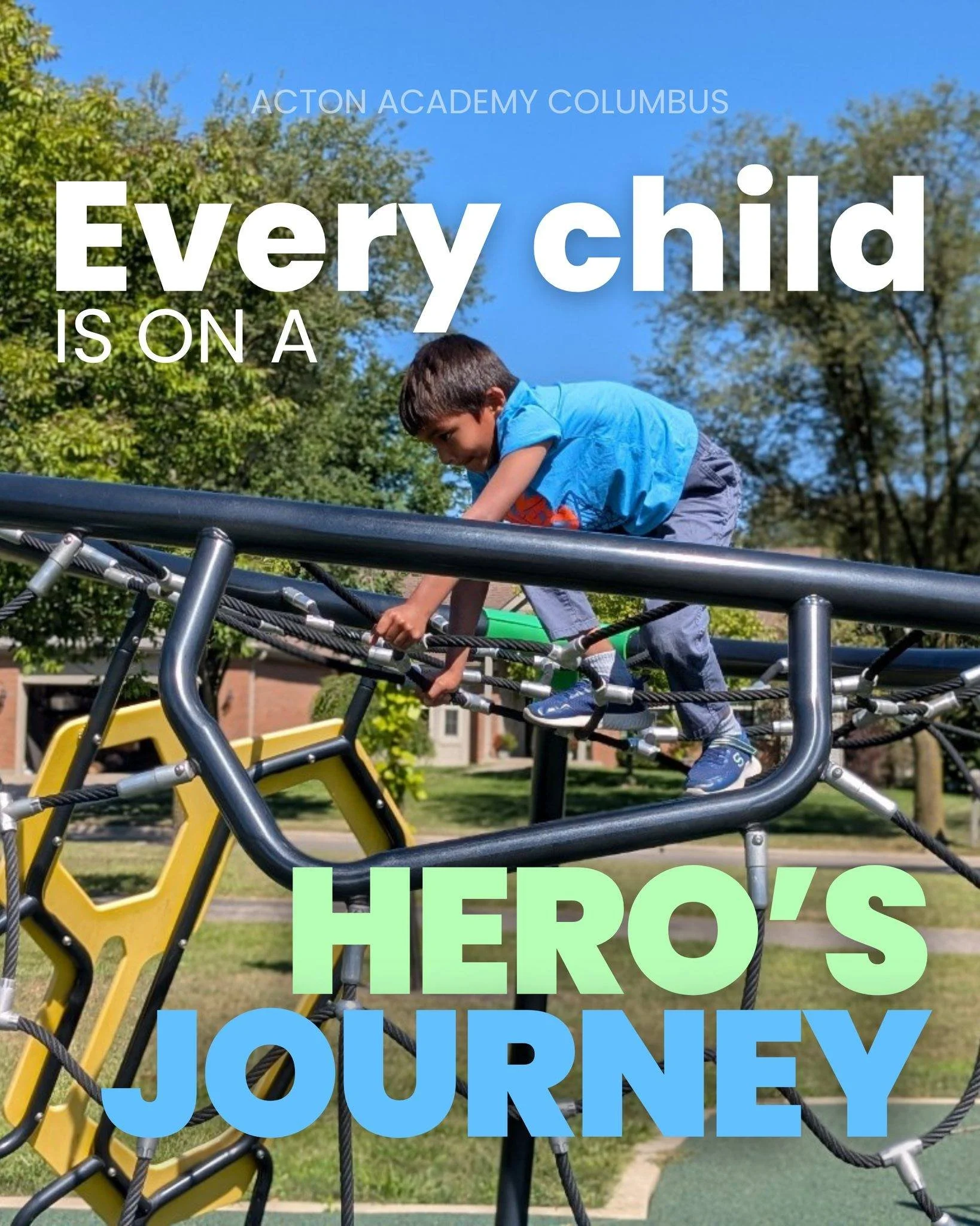 Climbing, stumbling, trying again.

Each step builds strength, courage, and persistence.

Inspired by Joseph Campbell&rsquo;s Hero&rsquo;s Journey, we see every child as the hero of their own story where they are called to adventure, facing challenge