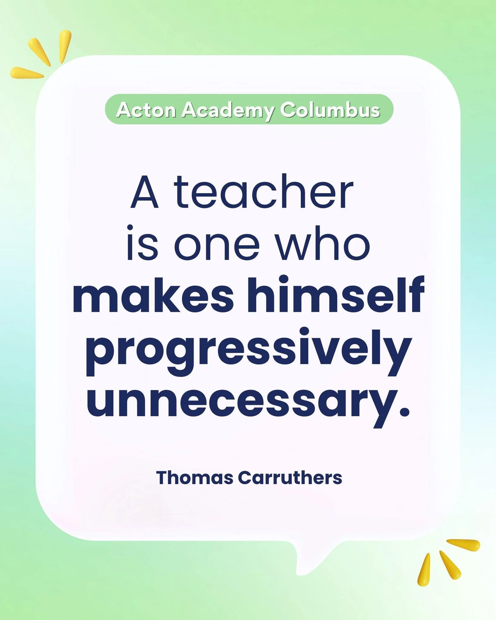 What if your child didn&rsquo;t need a teacher to tell them what to do next?

What if they were confident enough to find their own answers?

To make decisions, take ownership, and learn from mistakes without waiting for permission? 

What if educatio