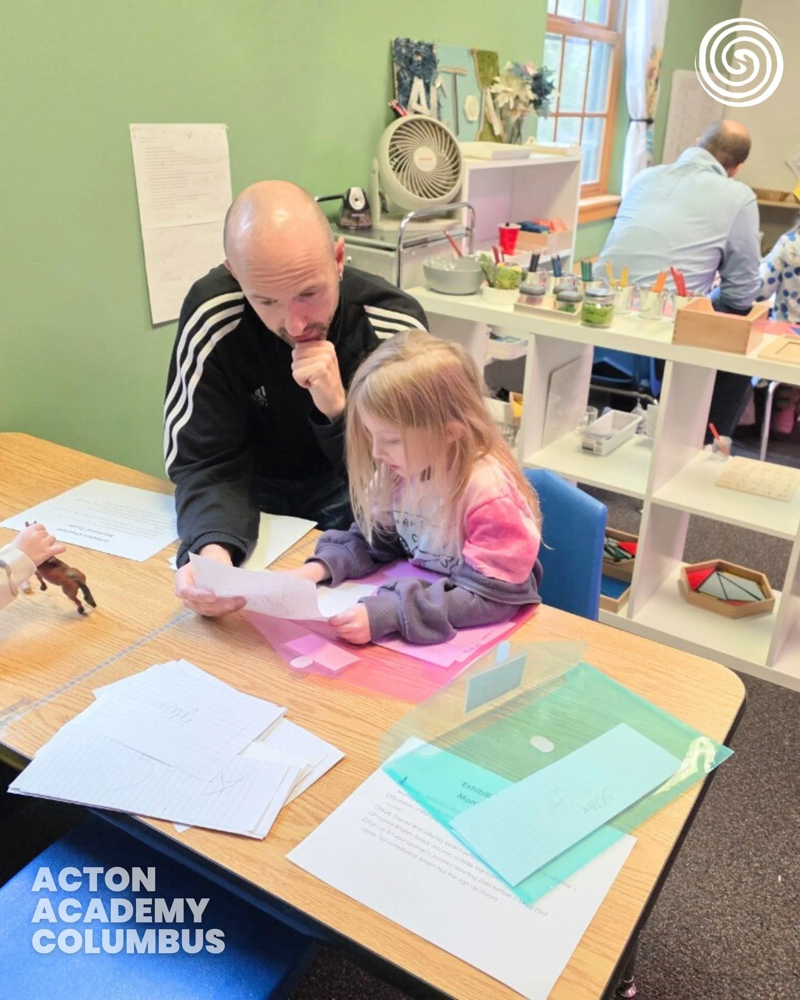 Our youngest Eagles were so proud to show their favorite adults what they can do.

In most schools, adults talk about a child&rsquo;s progress. 

Here, the learners take the lead. 

They explain what they&rsquo;re working on, how they learn and what 