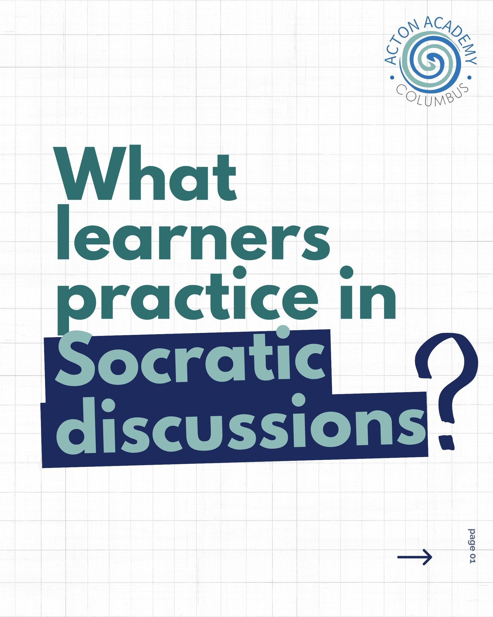 In Socratic discussions, learners practice how to think, listen, and engage with ideas respectfully.

They learn to separate claims from evidence.
Speak clearly and concisely.
Listen to understand, not to win.
Consider credible opposing perspectives.