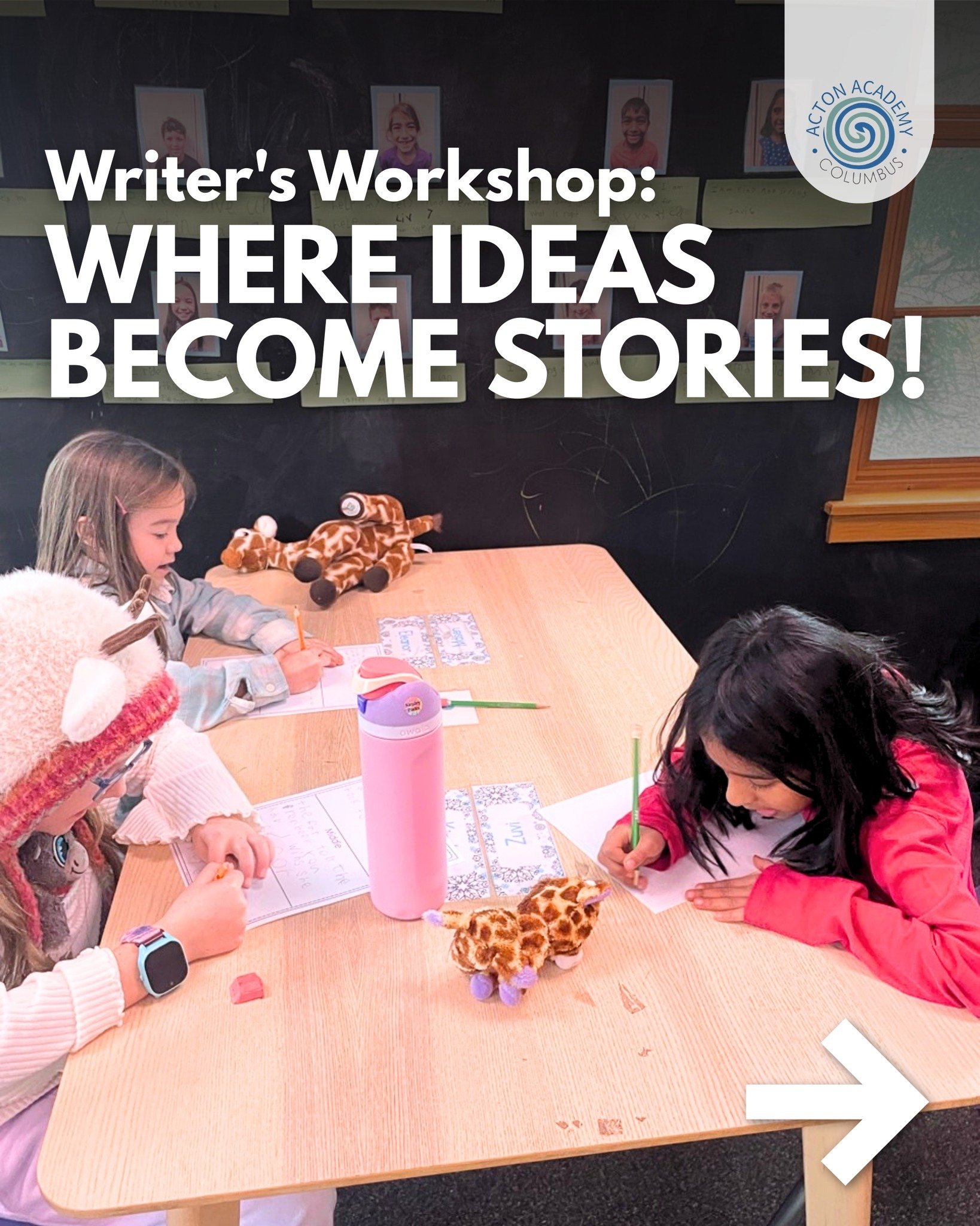 Hard work on core skills in Writer&rsquo;s Workshop today.

Our Heroes drafted original stories, explored the elements of strong storytelling, and thoughtfully planned a clear beginning, middle, and end.

The highlight was sharing their work with pee